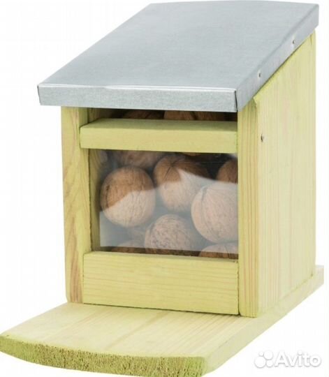 Trixie Кормушка для белок, соснаметалл, 12 х 18 х