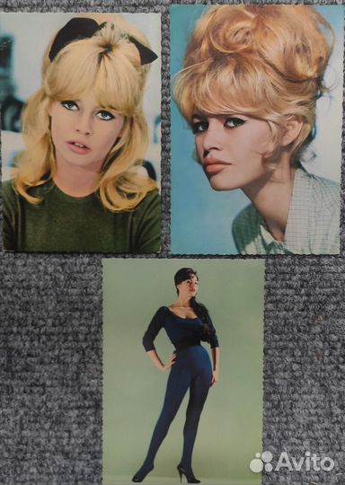 Открытки артистов зарубежного кино