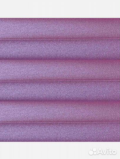 Шторы плиссе Металлик блэкаут лиловый
