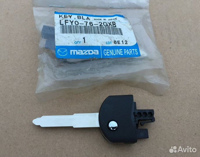 Mazda ключ заготовка, ключ болванка