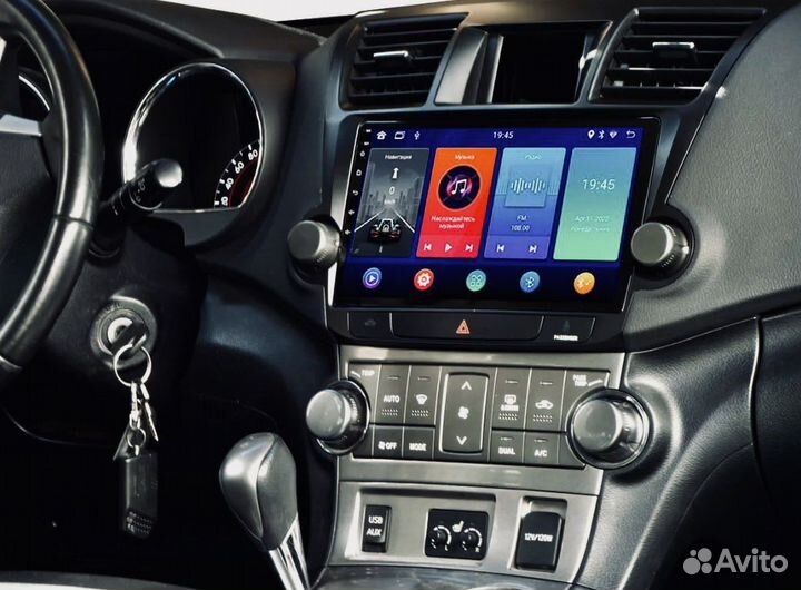 Магнитола Toyota Highlander 2008-2013 Android
