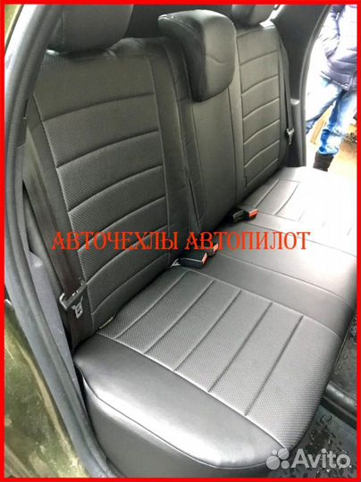 Чехлы Автопилот Renault Duster 2 из экокожи чёрные