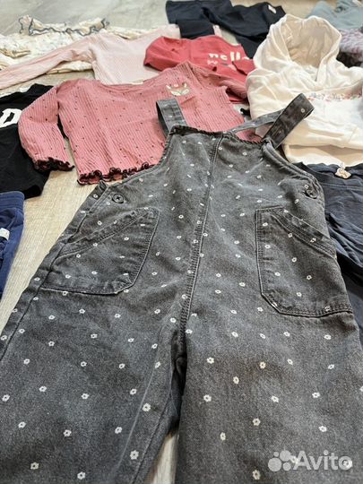 Большой пакет вещей на девочку 92-104
