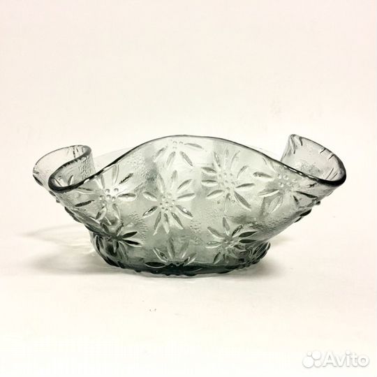 Ваза для фруктов цветное стекло