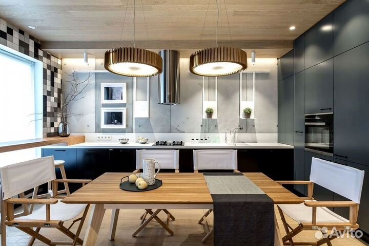 Современная кухня на заказ мдф фасады