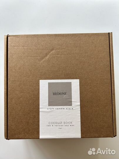 Соевый воск для контейнерных свечей