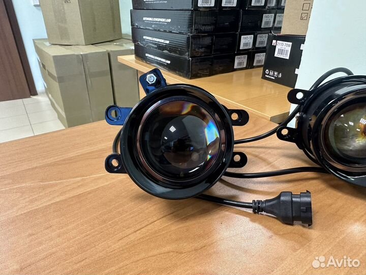 Светодиодные Птф LED Toyota 55W с линзой тойота