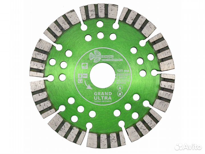 Диск алмазный 125 Сегмент Trio-Diamond GTS732