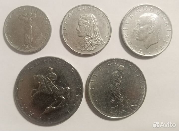 Монеты Турции (31 шт.)