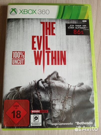 Диск Xbox 360 The Evil Within (нет русского языка)