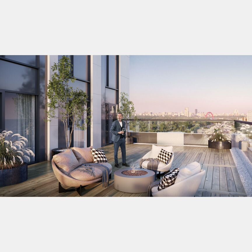 1-к. квартира, 50,9 м², 5/43 эт.