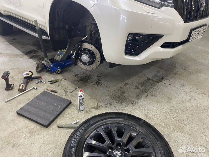 Тормозная система toyota land cruiser prado 150