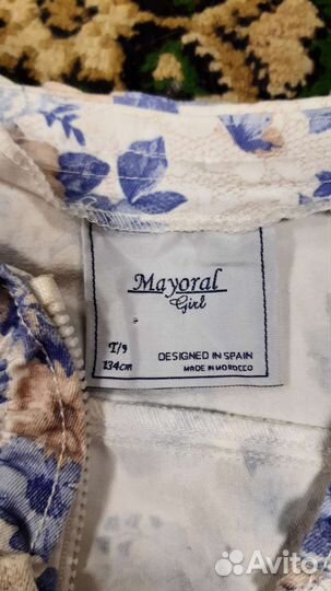 Джинсовая куртка для девочки 134