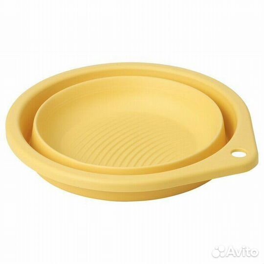 Таз IKEA pepprig желтый