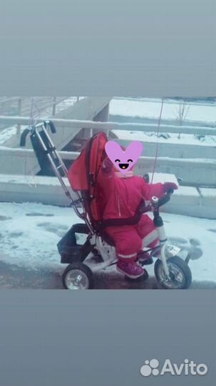 Детский 3х колесный велосипед