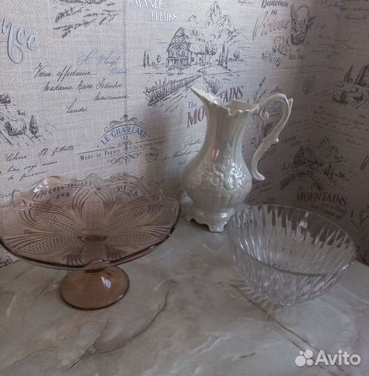 Фруктовница этажерка и вазы