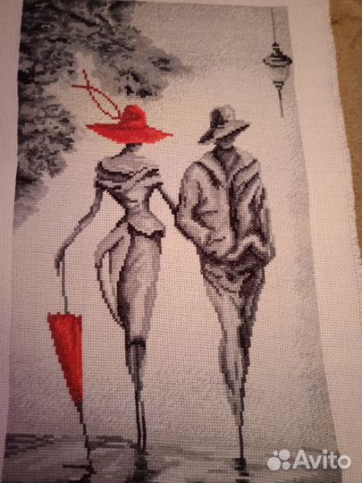 Картина вышитая крестиком 