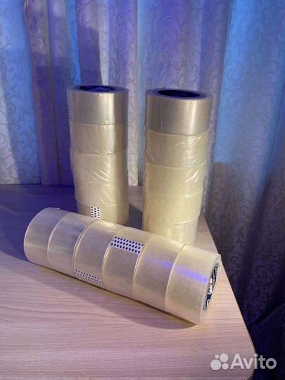 Скотч прозрачный (клейкая лента) 66м NovaRoll