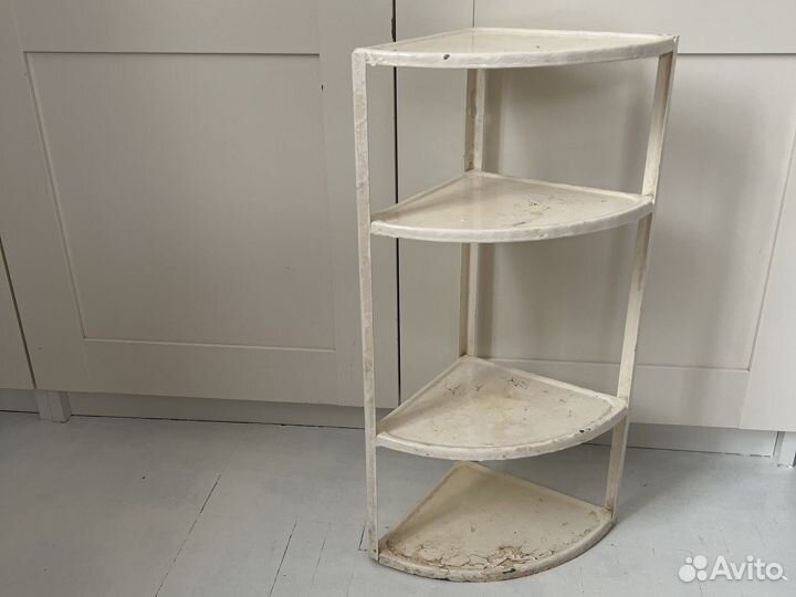 Эмалированная полка для ванной и кухни винтаж СССР