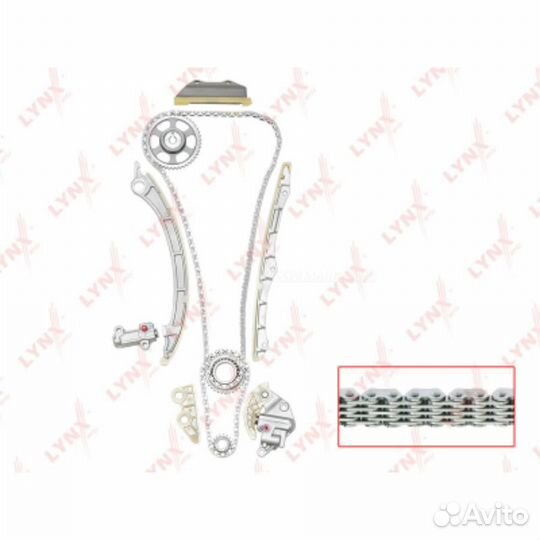 Lynxauto TK-0057 Комплект цепи грм