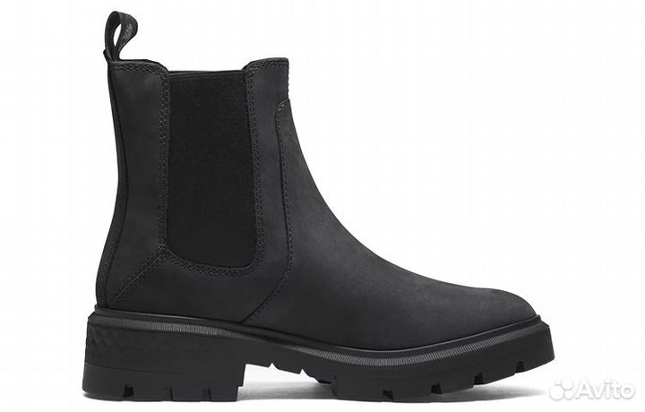 Timberland Women's Cortina Valley Chelsea Boot 'Black' (39,5)