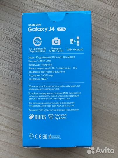 Samsung Galaxy J4 (2018), 3/32 ГБ