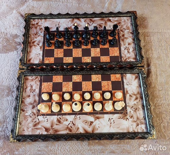 3 в1 Нарды, шахматы, шашки