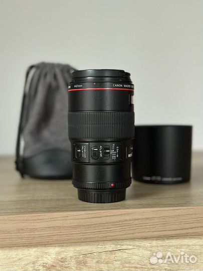 Canon EF 100mm f/2.8L Macro IS USM (как новый)