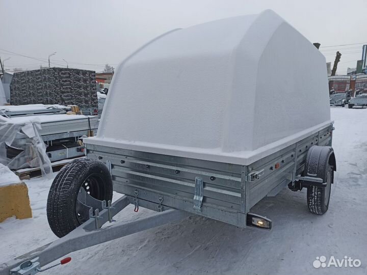 Прицеп с Крышкой, для снегохода. Рассрочка