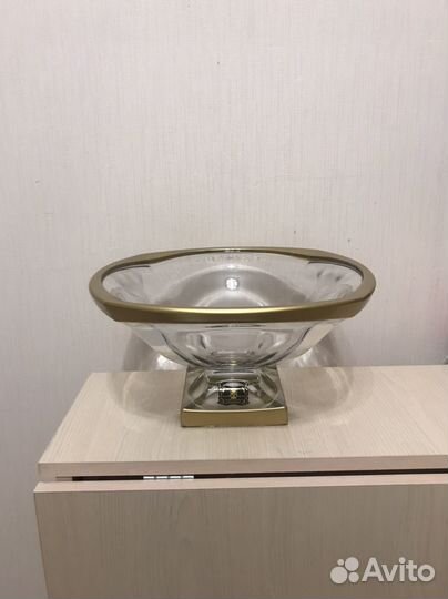 Ваза для фруктов чехия богемия