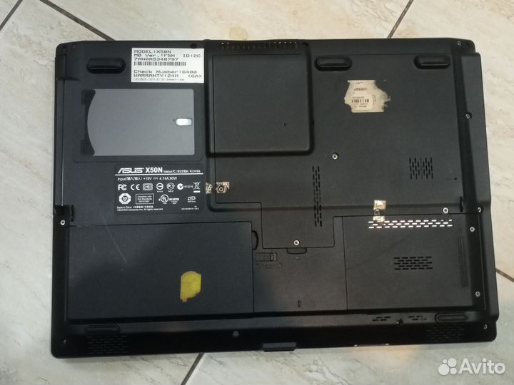 Ноутбук asus x50n