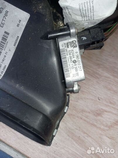 Моторчик доп печки на BMW X5 Е53