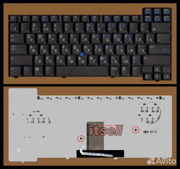 Клавиатура для ноутбука HP / Compaq NC6200 NC6220