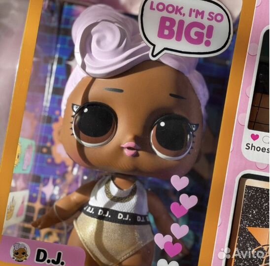 Большая кукла LOL комплект DJ (новая)