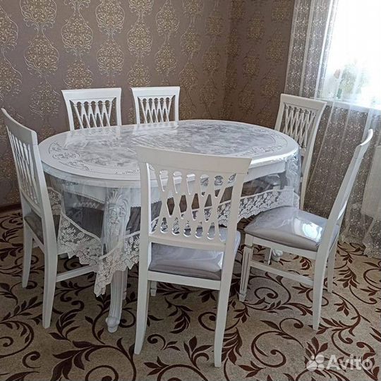 Круглый стол Лапка / Обеденный раздвижной стол