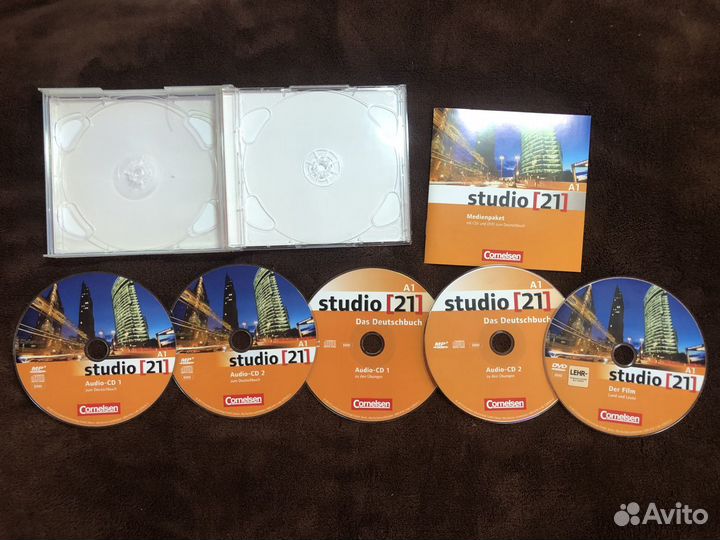 Учебники немецкого Studio 21 A1.1 A1.2 диски аудио