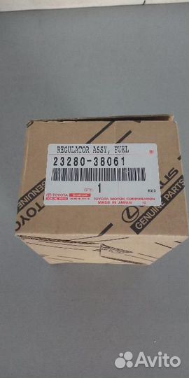 Регулятор давления топлива toyota