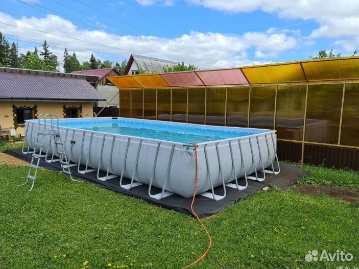 Каркасный бассейн bestway intex