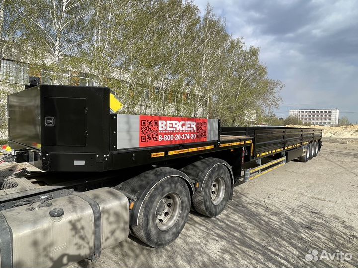 Полуприцеп трал (тяжеловоз) Berger 9853, 2023