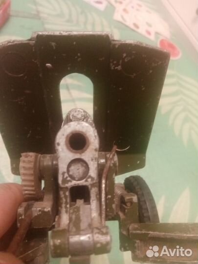 Детская игрушечная пушка СССР