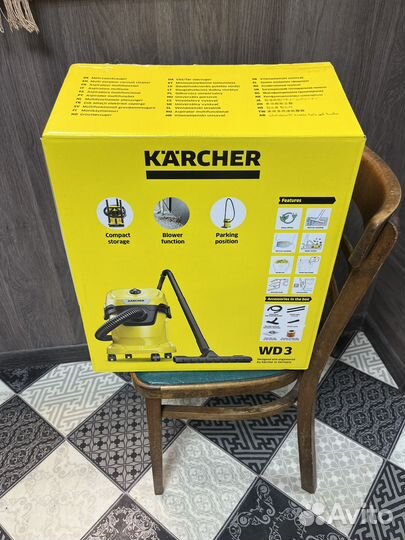 Пылесос karcher wd 3