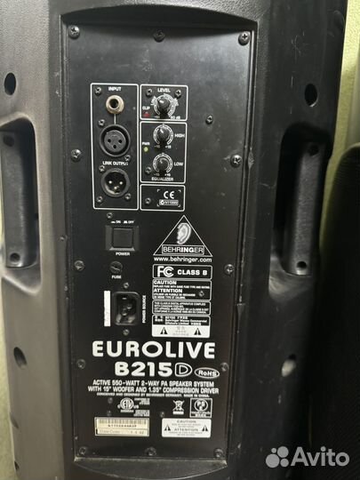 Колонки behringer b215d