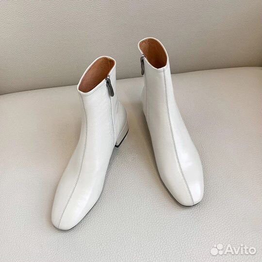 Ботинки кожаные