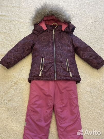 Полукомбинезон зимний для девочки 104