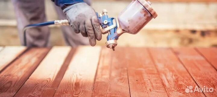 Покраска деревянных изделий