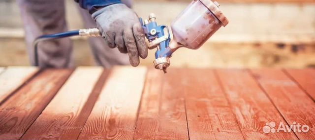 Покраска деревянных изделий