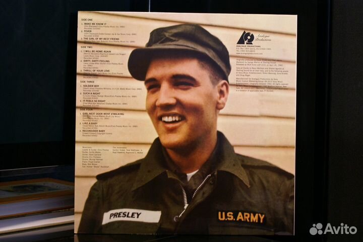 Elvis Presley Elvis Is Back USA 2 LP 45 RPM APO