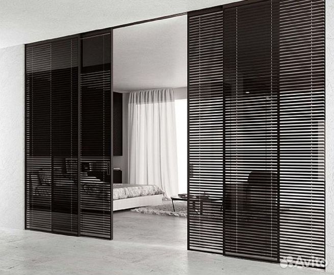 Реечные раздвижные перегородки