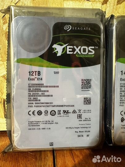 Жесткие диски 12-20 тб Seagate Exos