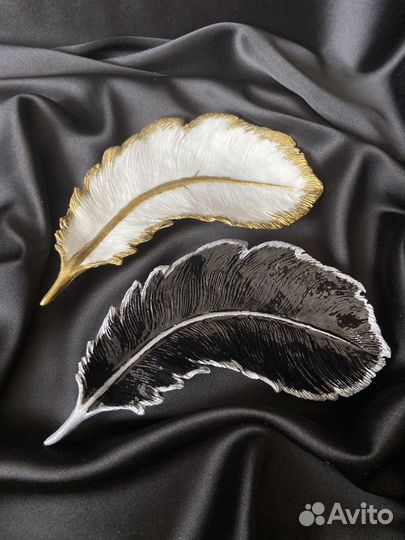 Поднос блюдо из эпоксидной смолы